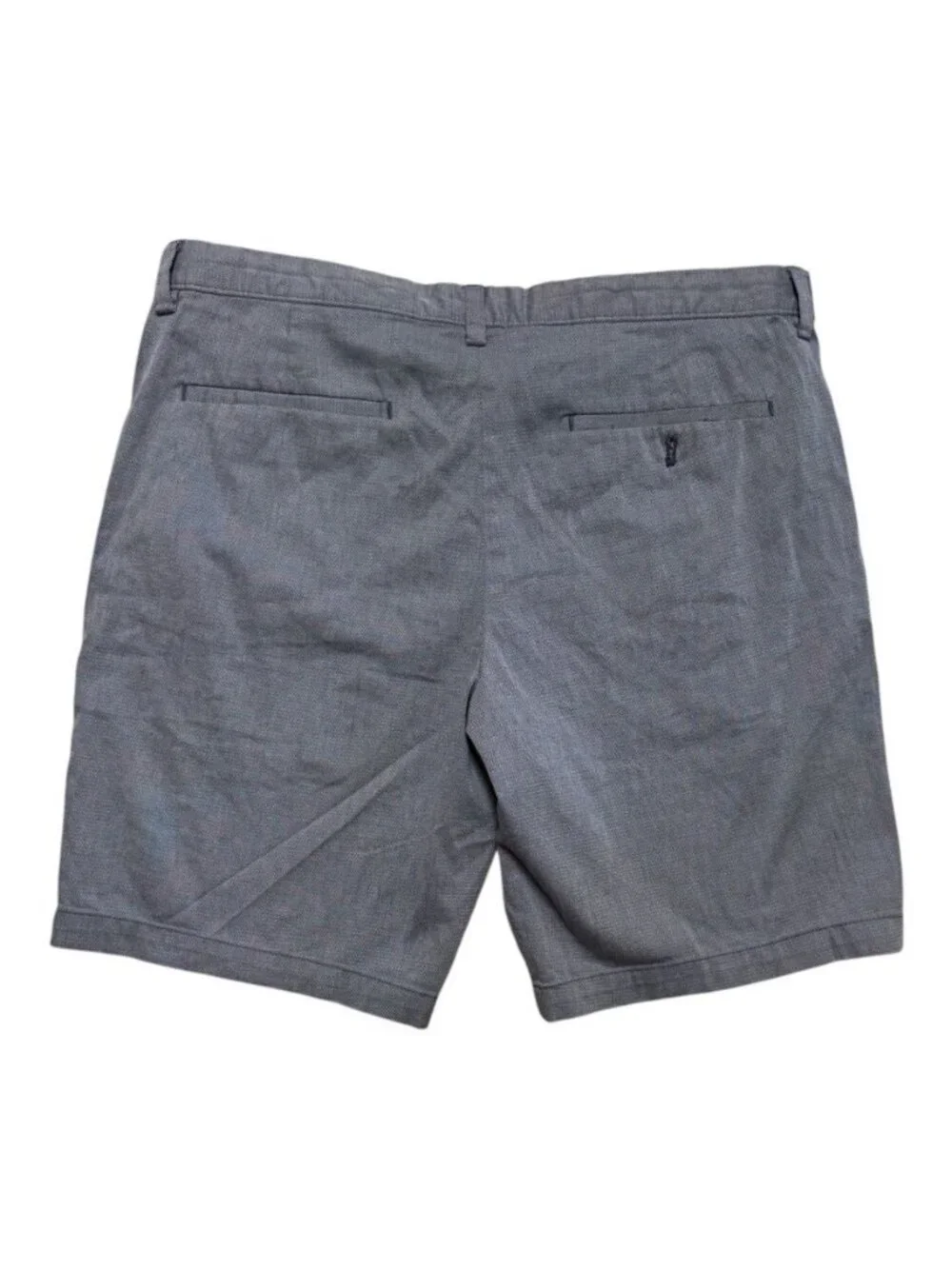 Banana Republic Aiden Shorts Mens 36 Blue Chino Stretch 9” Inseam